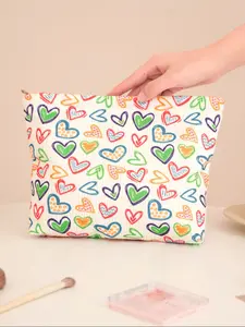 1pcs Large Capacity Corduroy Fun Pattern Makeup Bag, Portable Makeup Bag / Cosmetic Bag / Travel Bag, Lightweight Travel Zipper Cosmetic Pouch, Versatile Toiletry Organizer For Women And Men Gift ,Thickened Version, Teen Girl Gifts Stuff