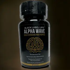 Black Label Lipo + Alpha Wave Gold Standard Nootripics +Intended to enhance cognitive function Supplement Healthcare Fitness Edible Dietary