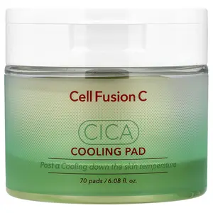 Cell Fusion C Cica Cooling Pad, 70 Pads, 6.08 fl oz (180 ml)