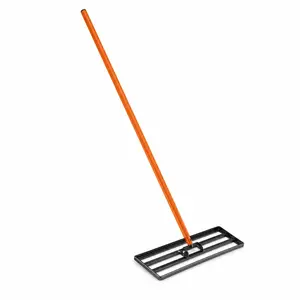 COZONY 17"/30"/36" Lawn Leveling Rake, Heavy Duty Stainless Steel Lawn Leveler with Extended Handle