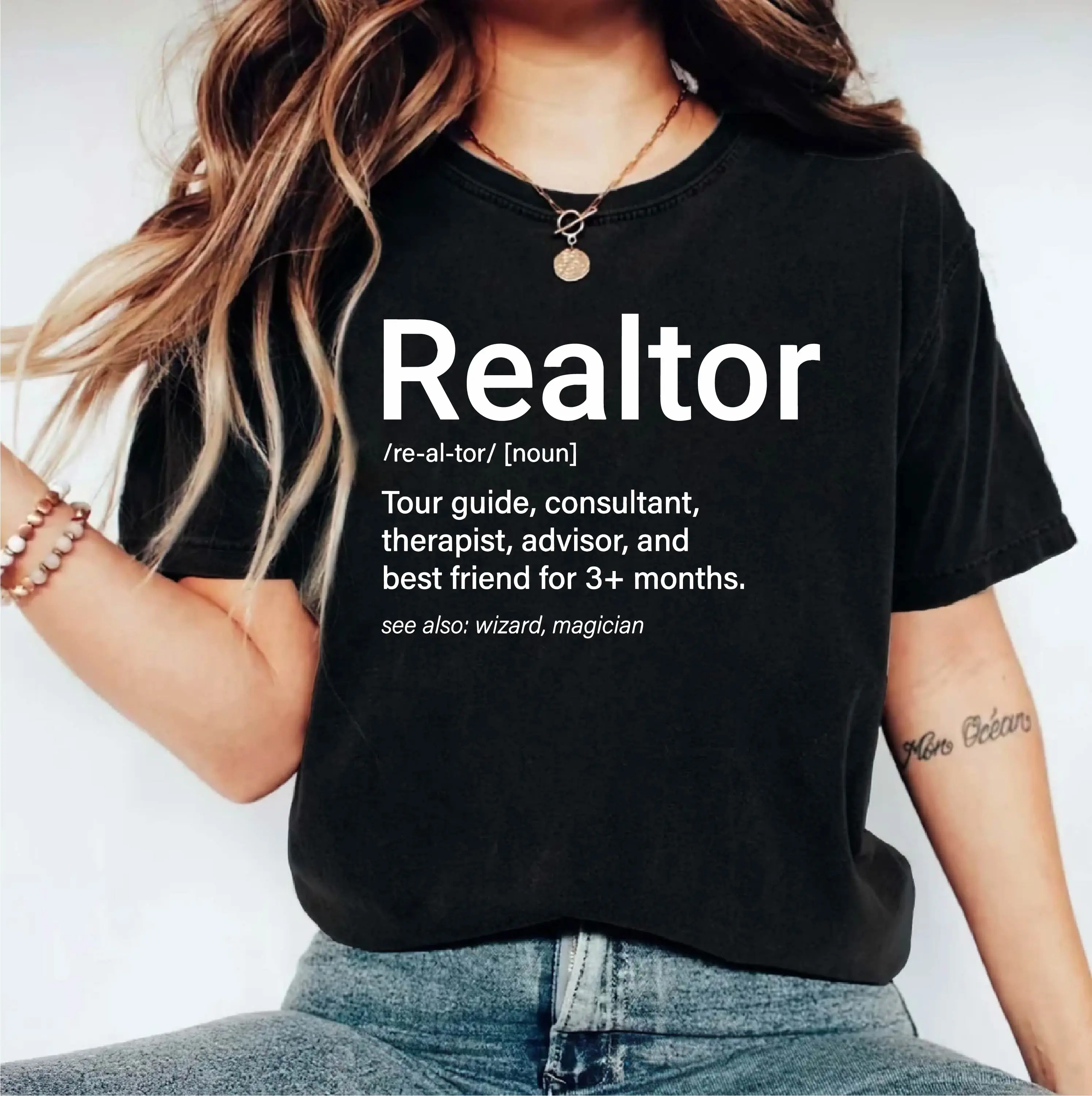 Realtor Definition T-Shirt, Real Estate Shirt, Real Estate Agent Gift Tee, Cool Realtor Tee, Realtor Life Short Sleeve, Funny Broker T-Shirt