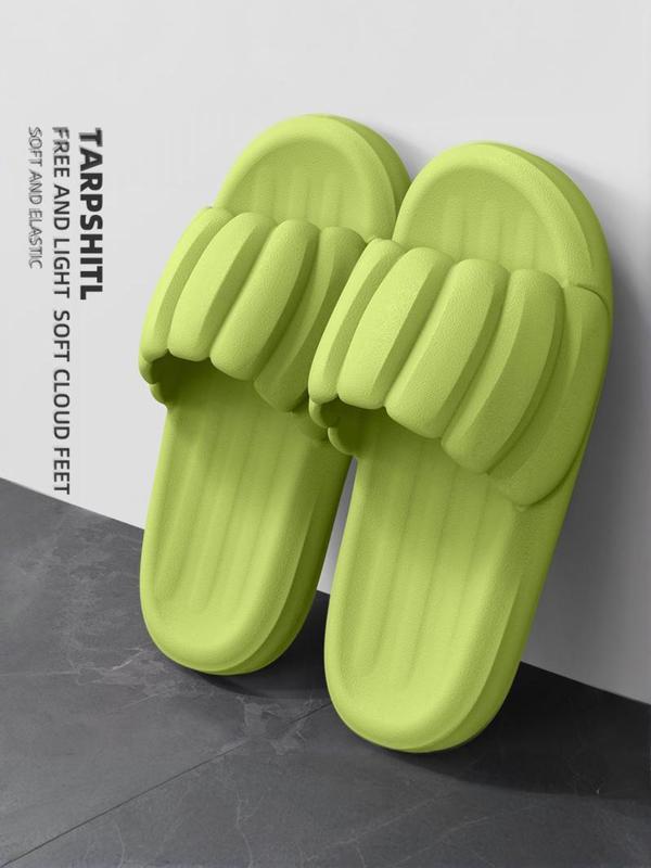 Women's Eva Flat Non-Slip Bath Slippers, Soft Indoor Outdoor Casual Shoes, Unisex Comfortable Home Footwear, Simple Style, Soft Sole Slippers, Lightweight Slippers