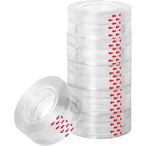 Wrapping Tape - 6 Pack Clear Invisible Tape for Presents and  Wrap