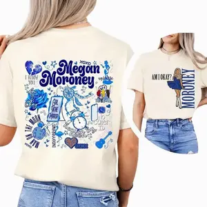 Youth & Adult Megan Moroney Graphic T-Shirt, Unisex Oversized T-Shirt for Country Music Lovers Western Fan Gift Style