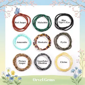 4mm Beads Crystal Bracelet Natural Jewelry Perfect for Men, Women, Couples, and Friends | Ideal for Daily Wear, Meditation, Gift