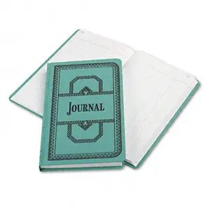 212 MAIN Esselte Pendaflex Record & Account Book Journal, Blue-Ruled, 500 Pages, Sewn Binding, Waterproof Ink, 12-1/8 in x 7-5/8 in