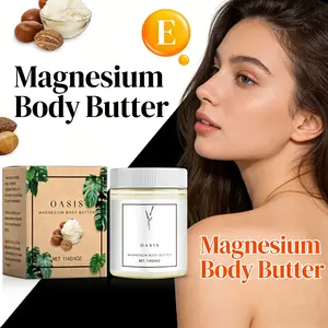 Magnesium Body Butter - Magnesium Chloride & Shea Butter Muscle Relaxing Nourishing Soothing Hydrating Moisturizing Body Butter