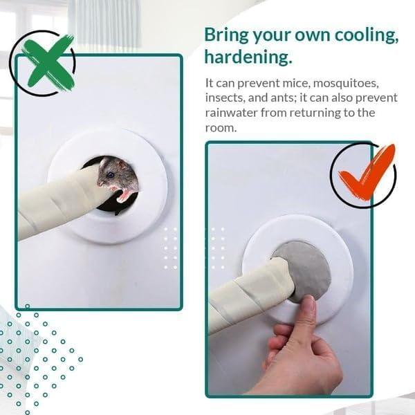 10-Count Professional Sealant Putty – Instant Waterproof Mastic for Wall Repairs, Pipe Joints & AC Gaps (Mold-Proof, Paintable)