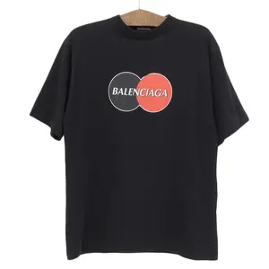 Pre-owned Balenciaga Cotton Small Leather Goods Logo Print T shirt