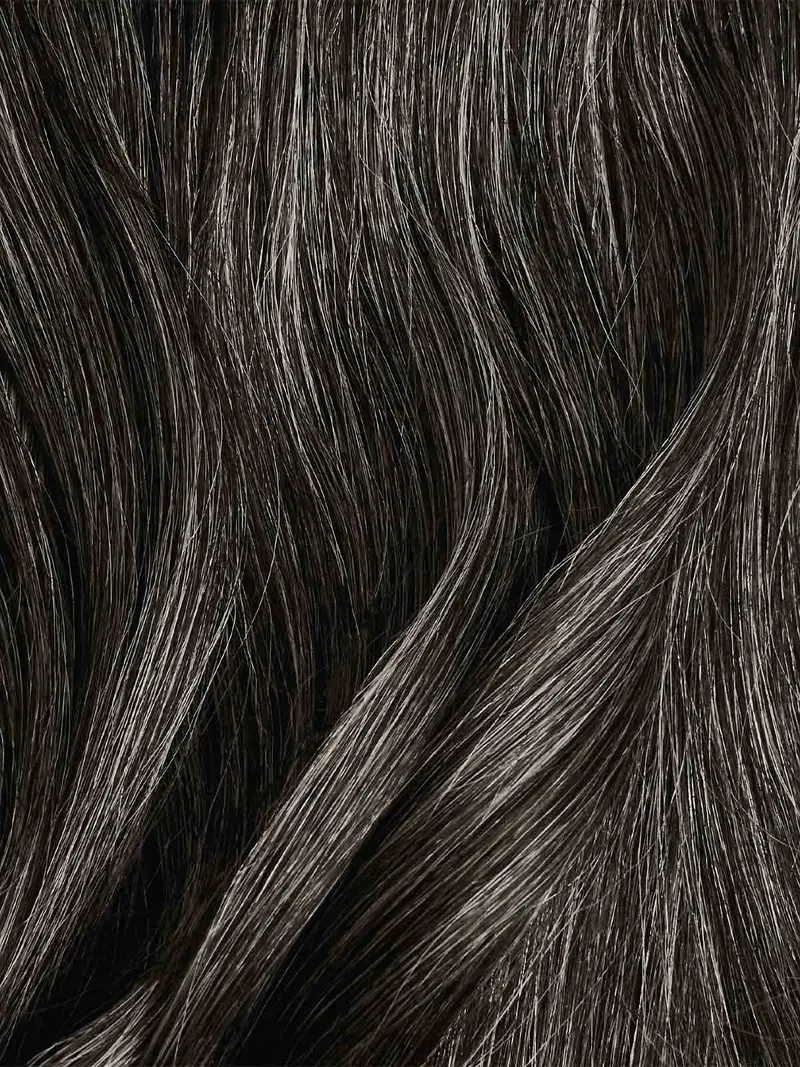 16" Dark Gray Ponytail Extension (100g)