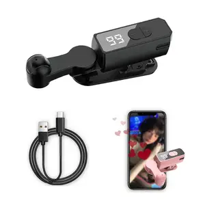 Rechargeable Automatic Clicker Speed Tool for Smartphones & Controllers - Fast Screen Tap Simulator with Selfie Trigger for Shopping Rewards & Live Broadcast Likes Portable Device