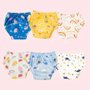 Baby Cloth Diapers, Infant Breathable Training Pants, Waterproof and Urine-Proof, Prevent Side Leakage, Toilet Use, Comfortable and Durable