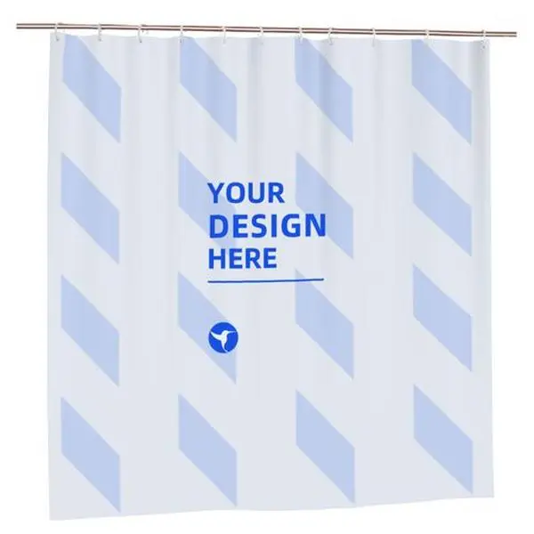 Waterproof bathroom curtain 72 x72in  Customization Based on Your Design
