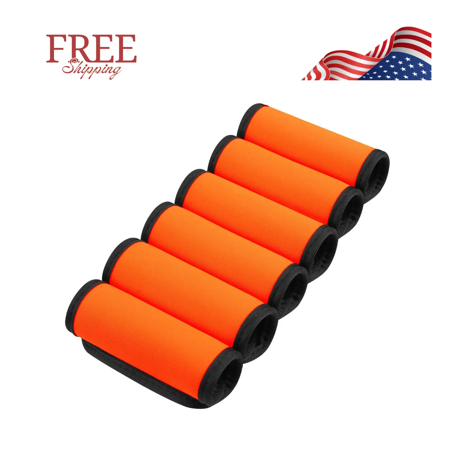 6 Pack Luggage Handle Wrap  for Suitcase