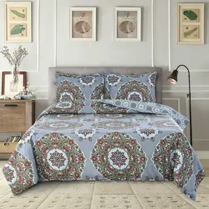 Lux Decor 3 Pc Duvet Cover Set - Hypoallergenic Reversible Egyptian Quality Microfiber Duvet Cover With 2 Matching Pillow Shams - Zipper Closure