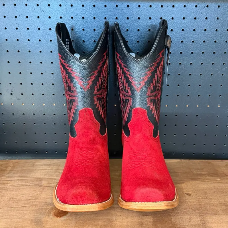 Men’s Red Suede Boots