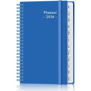2026 Pocket Planner/Calendar - 2026 Weekly & Monthly Planner from January 2026 to December 2026, 12 Months Tabs, 3.75" x 6.75", Blue