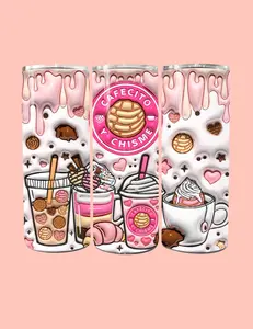 Cafecito Y Chisme 3D Insulated Tumbler