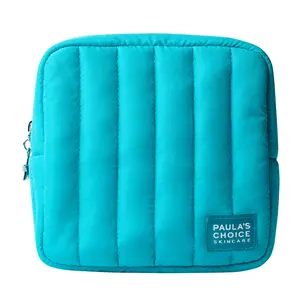 Teal Quilted Travel Bag