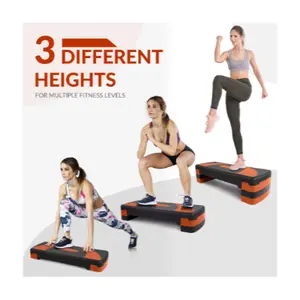 --Only Supports Self Pickup--Stepped Cardio Platform, Workout Steps, 3 Levels Of Adjustable Height, 4 Stackable Columns, Fitness Training Stepper For Home Gym # Fyp. # viral. # foryou # tiktokmademebuyit. # makeup # foodtok # homegoods # trendingvideo. #