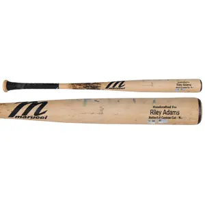 Riley Adams Washington Nationals Game-Used Tan Marucci Broken Bat vs. Atlanta Braves on September 16, 2025 - Game Two of Doubleheader - Fanatics Authentic Certified