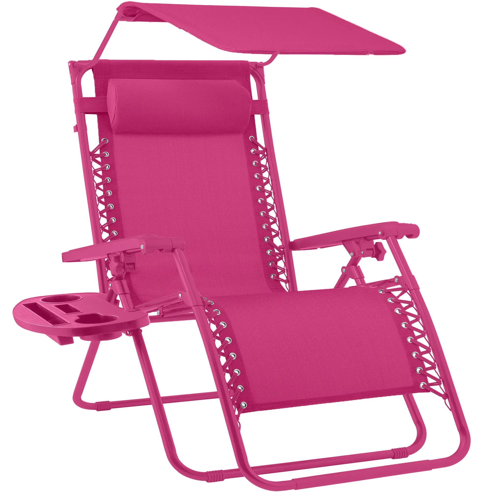 Best Choice Products Folding Zero Gravity Recliner Patio Lounge Chair w/ Canopy Shade, Headrest, Tray Best Choice Products Folding Zero Gravity Recliner Patio Lounge Chair w/ Canopy Shade, Headrest, Tray