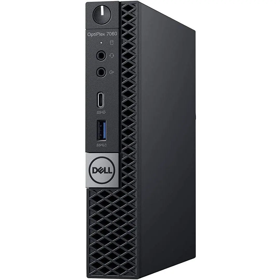 Dell Optiplex 7060 Micro MFF Desktop PC Intel i7-8700T 6-Cores 2.40GHz 16GB DDR4 New 256GB M.2 NVMe SSD WiFi BT HDMI New Dell KB & Mouse Windows 11 Pro (Renewed)