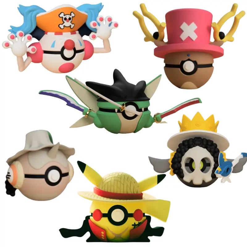 One Piece Pokeball Characters