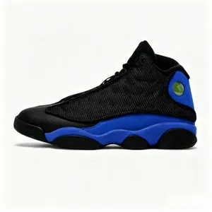 Black White Panda Navy Blue Obsidian Sneakers  Men's High Top Basketball Shoes