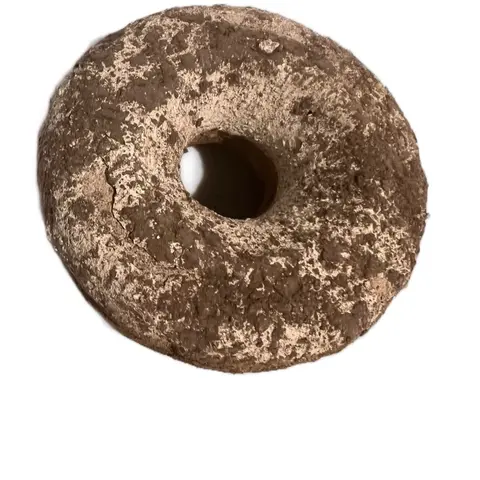 D-CRUJIDOS - oleo donation Terron humo Clay in a form of a circle. Made in Mexico