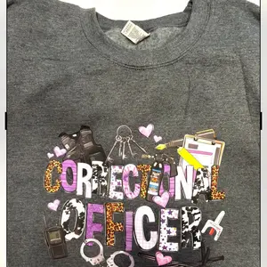 Correctional Officer sweatshirt Pullover Womenswear