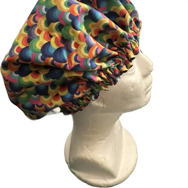 Handmade satin bonnet with 100% Cotton for Work and Home Use