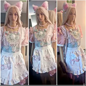 Custom Glow Bubble Cosplay Kitty Outfit Cartoon Character