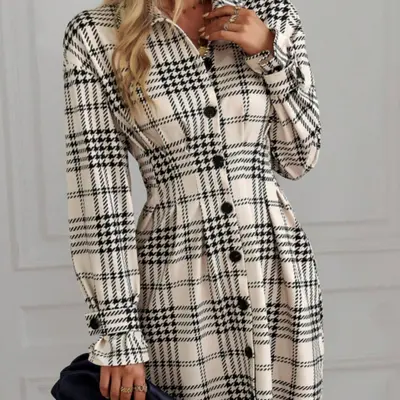 green emerald velvet dress RACHEL RILEY~ Smocked gingerbread plaid dress