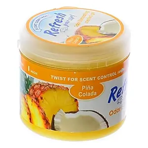 Refresh Scented Gel Air Freshener Pina Colada 4.5Oz