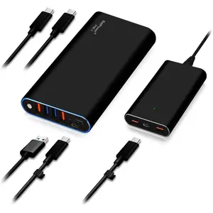 USB-C Laptop External Battery and Charger Combo for HP USB-C Laptop External Battery Power Bank Portable Battery Charger 98Wh/148Wh/210Wh