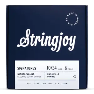 Stringjoy 10-24 Nashville Tuning Signatures - Nickel Wound Electric Guitar Strings