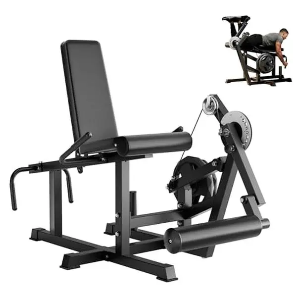 Gaomon Leg Extension-Leg Curl Machine, 700 lbs Capacity Adjustable Home Gym Bench, Multi-Functional Indoor Fitness Equipment for Quads, Hamstrings Training, Leg Extension Machine