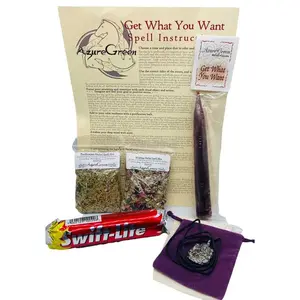Get What You Want Ritual Candle Kit – Guided Home Intention &amp; Focus Set