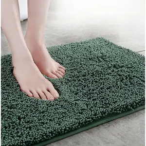 Deconovo Soft Shaggy Bath Rug - Non-Slip, Absorbent, Plush Mat | Machine-Washable, Pet-Friendly Mat for Bathroom, Tub, Shower