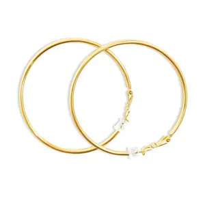 Elliot Hoops (XL) - Gold Filled