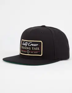 SALTY CREW Fuel Dock Mens Snapback Hat, Black, ONESZ SALTY CREW Fuel Dock Mens Snapback Hat, Black, ONESZ
