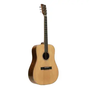 Stagg 27342 Dreadnought Acoustic Guitar - Spruce Top, Acacia Back, Natural Finish