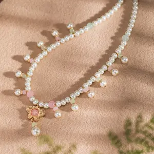 Ancient Style  Hanfu  Accessories Simple Soft  Chinese Style Retro Spring Summer Fairy  Han Element necklace