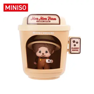 MINISO Monchhichi Coffee Farm Collection Cute Cup Night Light | Soft LED Glow, Bedside Lamp & Room Decor Gift