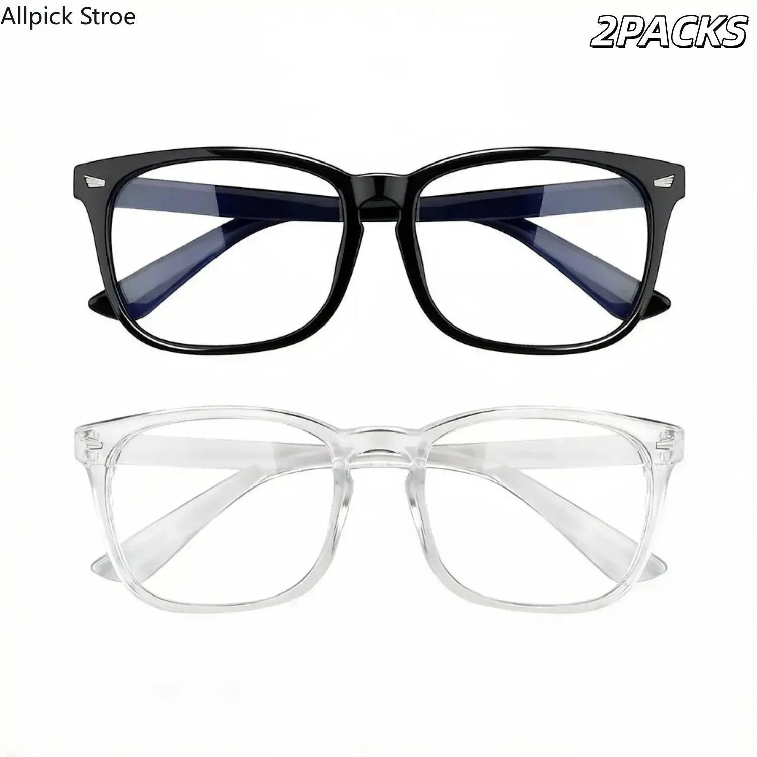 Lightweight Bluelight Glasses for Men and Women with Fashion Frames, Anti-Glare HD Polycarbonate Lenses for Computer Gaming & Screen Viewing, Screen Viewing Eyewear, Computer Eyewear, Anti Glare Glass, Protective Eyewear