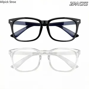 Blue Light Glasses for Men, HD Anti-Reflective Computer Glasses with Lightweight Polycarbonate Lenses for Gaming, Office Use & Screen Protection