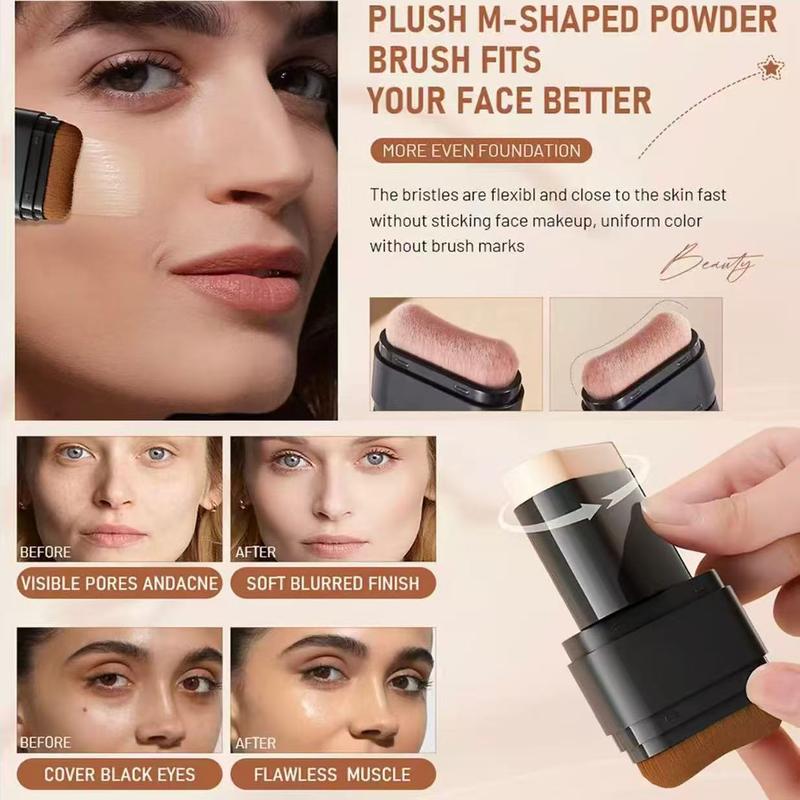 Shine-Free + Balance Foundation Stick, Multi-Use Face Makeup and Contour Stick For Natural, Matte Coverage Concealer Flawless maquillaje Acne