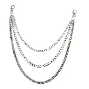 Men's Waist Chain Punk Style Multi-layer Metal Chain Pant Chain for Stylish Outfits