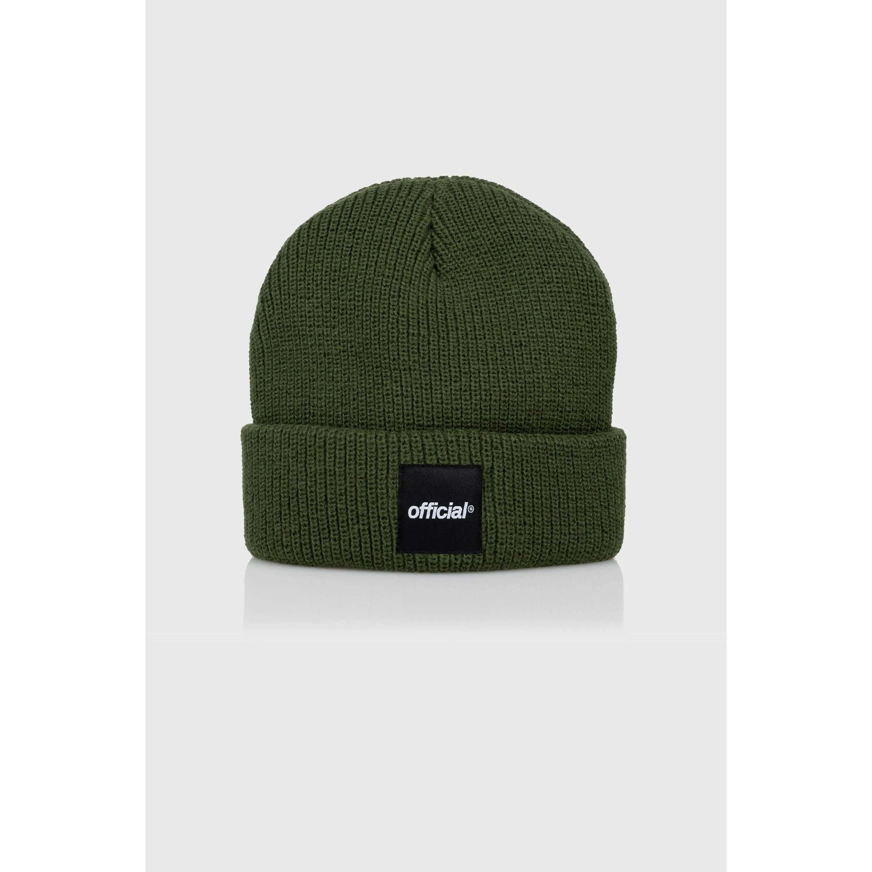 Everyday Box Logo Beanie (Olive)
